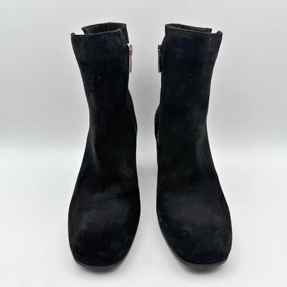La Canadienne Womens James Ankle Booties US 5.5 M Black Suede Waterproof NWOB - Picture 7 of 13